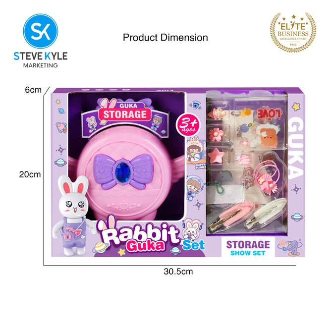 Steve Kyle Handmade DIY Cartoon Guka Storage Show Set With Cute Accessories Creative Play For Kids