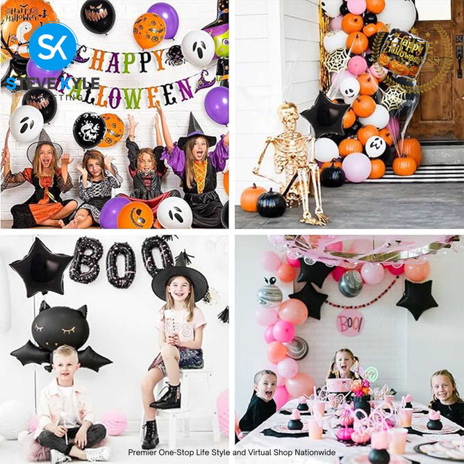 Ballloons Foils for Halloween Birthday Decorations Different Theme for Kids