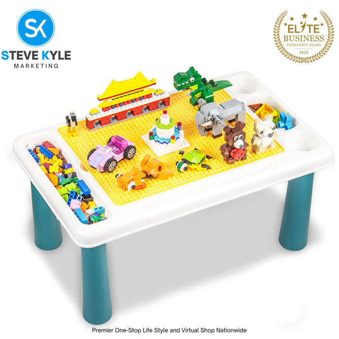 Creative Lego Blocks with Multi-purpose Table Playset