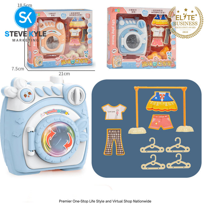 Children's Play Simulation Drum Washing Machine Small Suit Unisex Best Gift