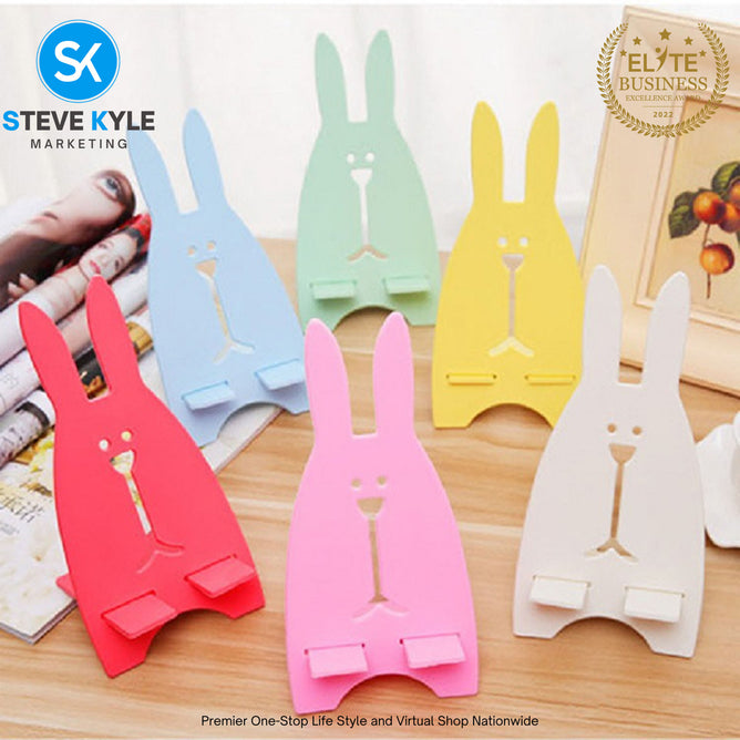 Wooden Phone Stand Holder Cute Design Lazy Durable for Mobile Phone and Tablets