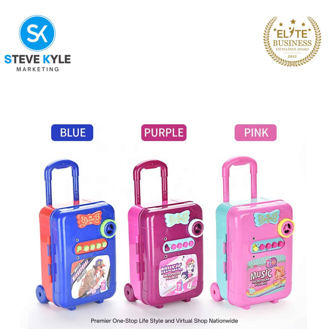 Singing Microphone Pull Box/ligth With Sound And Music Party Song For Children Brst Gift