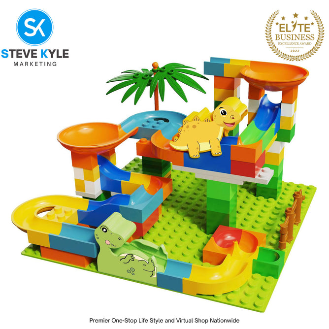 Crazy Marble Run Blocks Early Learning for Kids with Box Gift Box