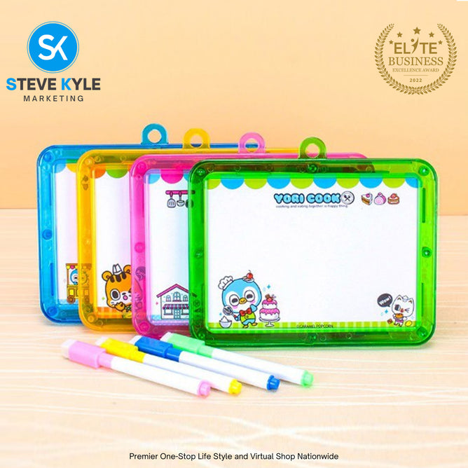 Writing Board Whiteboard with Marker and Eraser for Kids Stationery Set