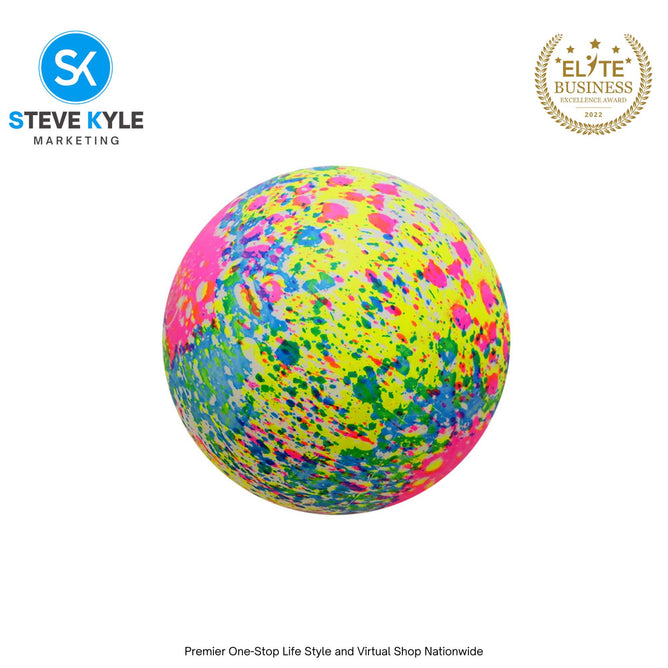 Kids Beach Ball PVC Inflatable Water Game Ball Colorful Print Ball