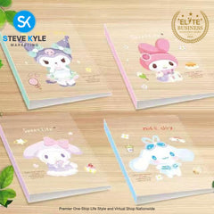 Sanrio Kawaii Clipfile Folder Creative Folder Student Stationary Writing School Supplies