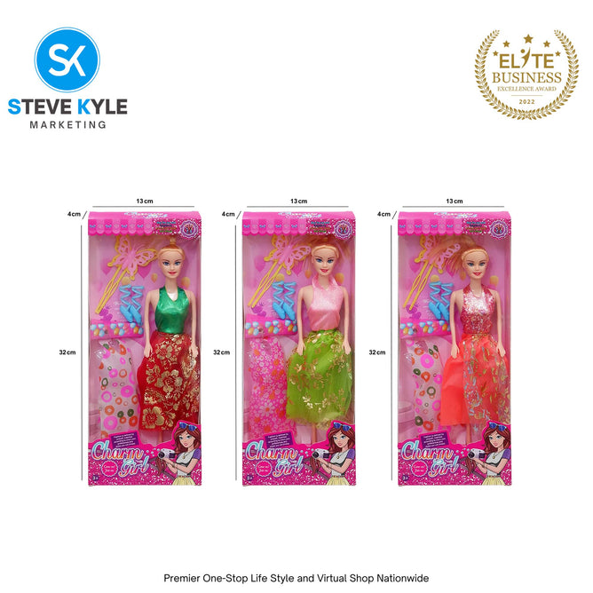 (1 BOX) Random Beauty Fashion Doll Charm Girl - Best Gift Toys for Kids Toddler