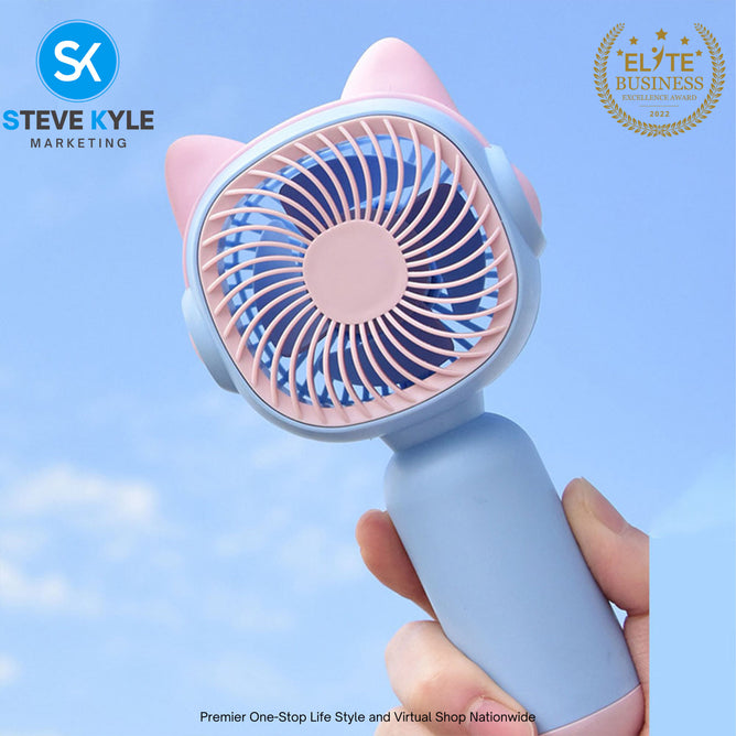 Portable USB Rechargeable Mini Handy Fan Pocket Desktop Air Cooler Electric Fans