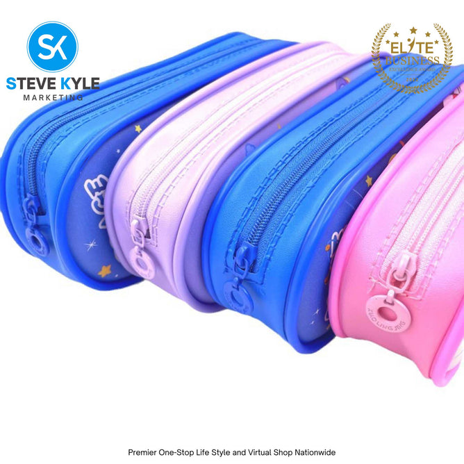 Cartoon Design Large Capacity Pencil Case Stationary Multifunctional for Kids
