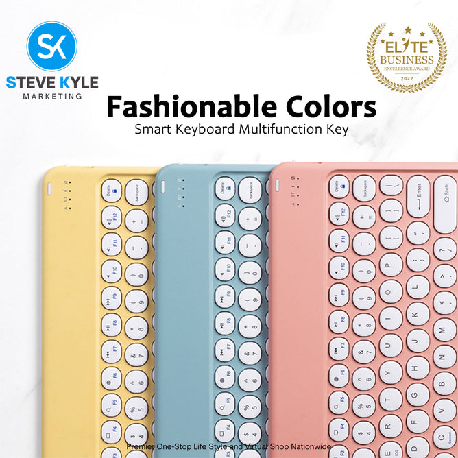 Slim Rechargeable Bluetooth Keyboard with Bluetooth Mouse set