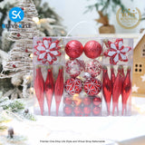 40PCS Christmas Balls Ornaments for Christmas Tree Decorations Hanging Ball Party Decoration