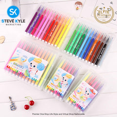 Water Color Set Pen Portable Boxed Multi-color for Children Students Art Supplies
