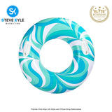 Inflatable Summer Swim Ring with Handle for Adult and Kids