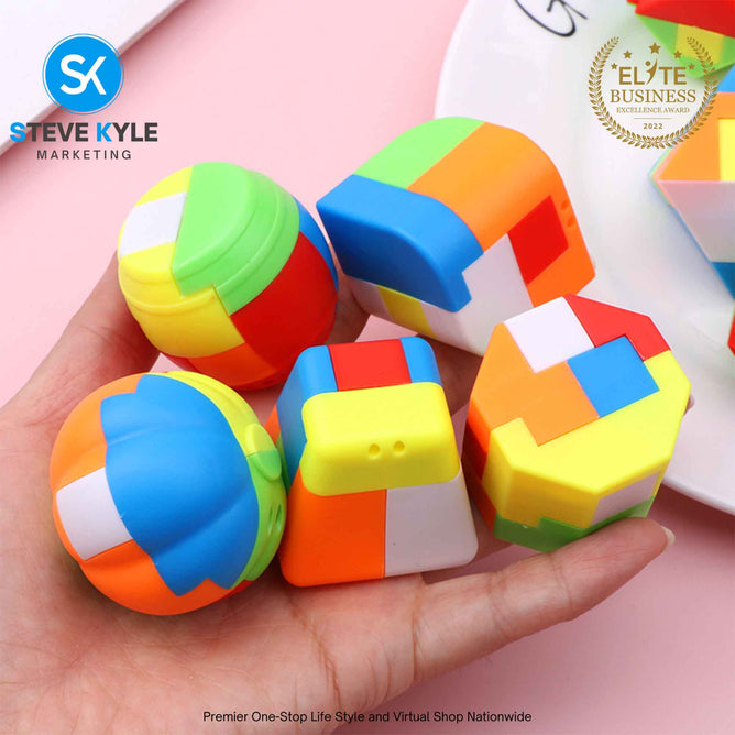 Brain Teaser Puzzles for Kids Teens and Adults Mind Game Puzzle Set Family Games Toys