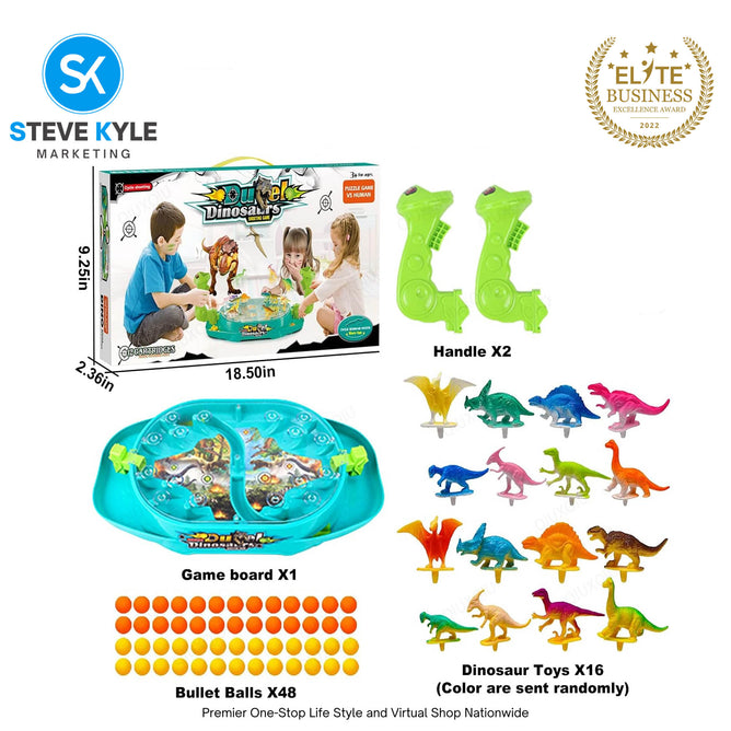 Dinosaur Toys for Kids Dinosaur Shooting Battle Board Games 2 Players