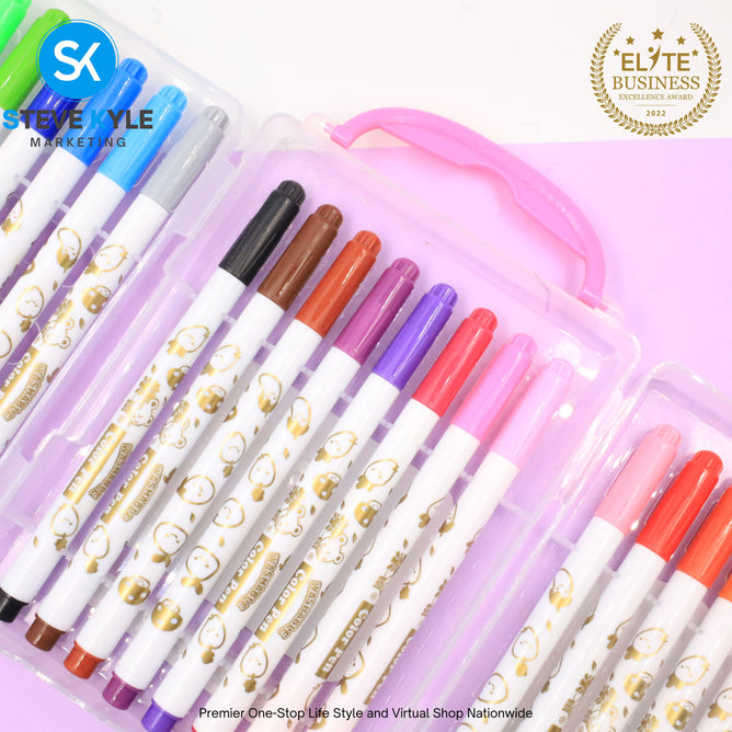 Creative Kindergarten Coloring Mini Water Color Pen Washable Art Color