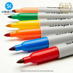 Studio Permanent Fine Tip Markers, Set of 24 Colors