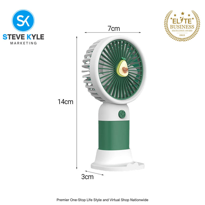 Candy Color Summer Cooler Portable Fan Handheld Mini Fan USB Rechargeable Portable Fan