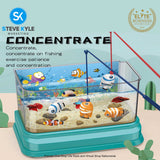 Kids Aquarium Fish Tank - Small Aquarium Toys  Fishing Toys with Music and Lighting Best Gift Toys