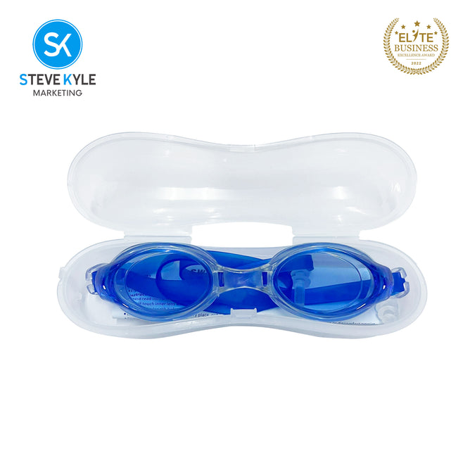 Steve Kyle UV Protection Ergonomic Fit Concave Lens Adjustable Soft Silicone Strap Anti-Fog Swimming Goggles