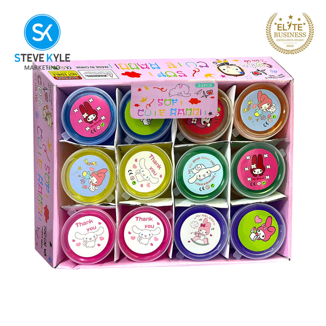 Steve Kyle Soft Colorful Jelly Crystal Slime Stretchy Play DIY Fun Kit