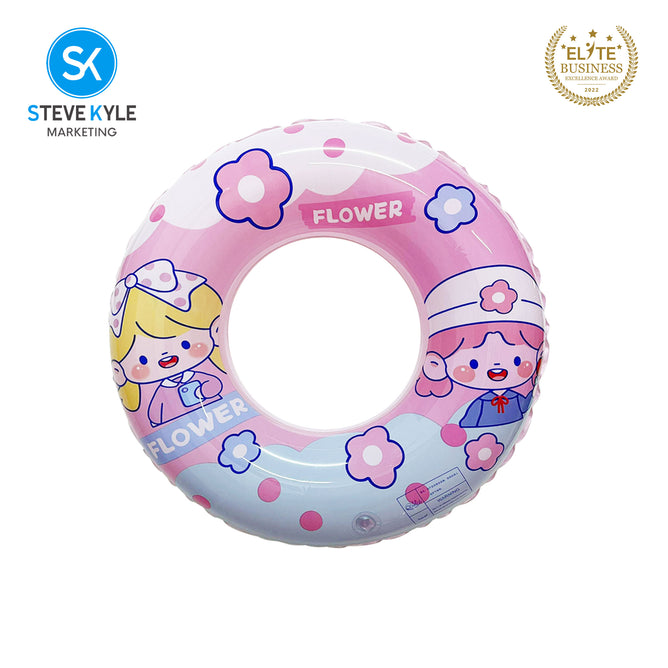 Steve Kyle Inflatable Swim Ring Assorted Cartoon Pattern For Outdoor Water Fun