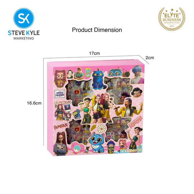 Steve Kyle Colorful Girl Boy Group Random Design Foil Stickers For Fun Skateboard Notebook Personal Items