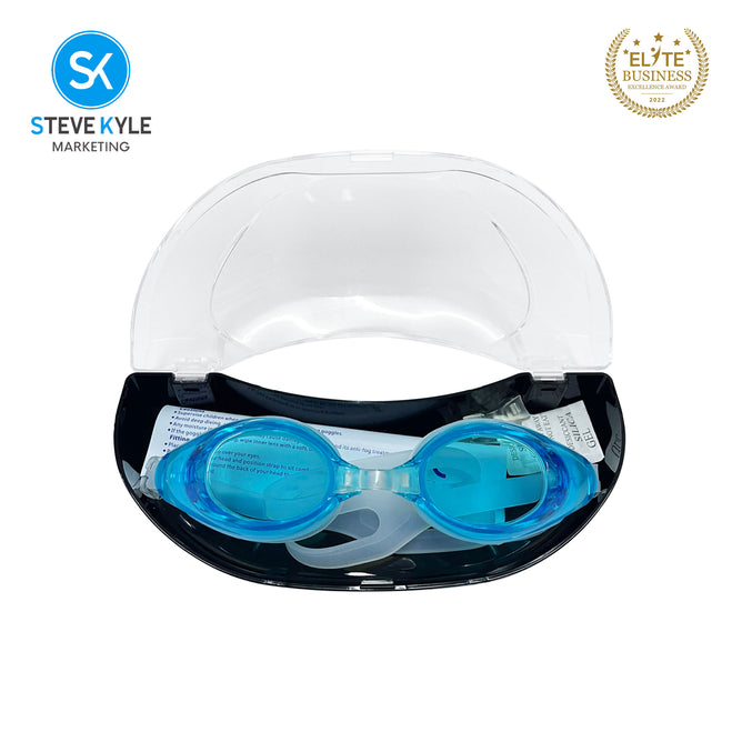 Steve Kyle UV Protection Silicone Anti-Leak Adjustable Strap Anti-Fog Swimming Goggles