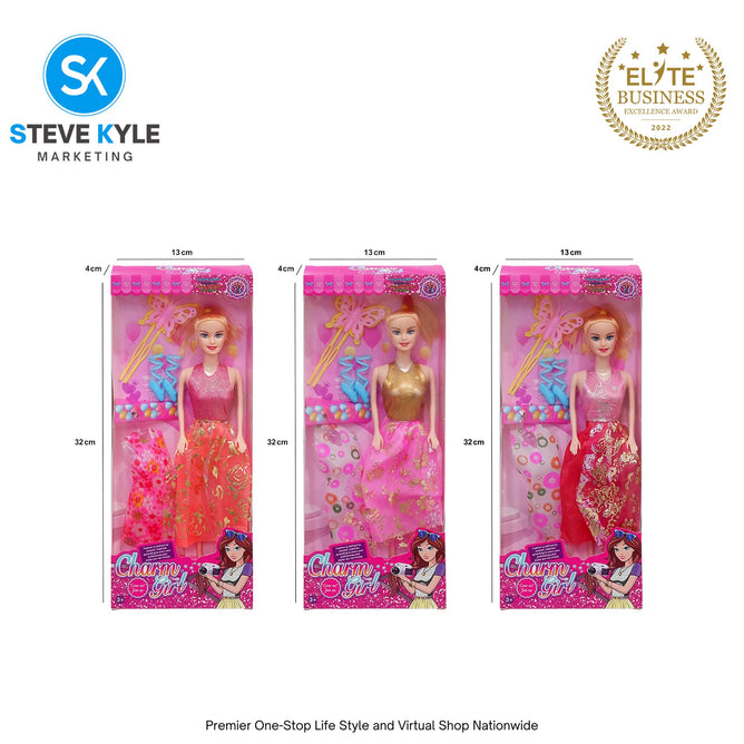 (1 BOX) Random Beauty Fashion Doll Charm Girl - Best Gift Toys for Kids Toddler