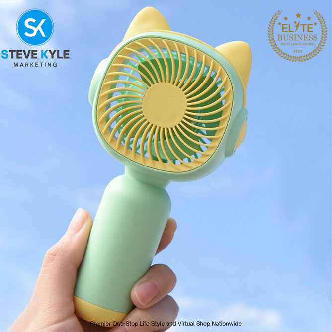 Portable USB Rechargeable Mini Handy Fan Pocket Desktop Air Cooler Electric Fans