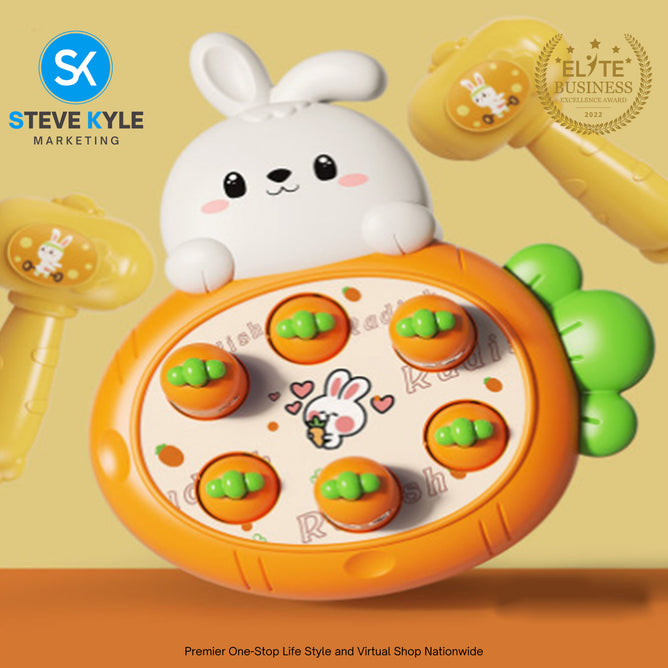 Interactive Plastic Toy Animal Knocking Game Hammering Game Baby Whack-a-mole Toy