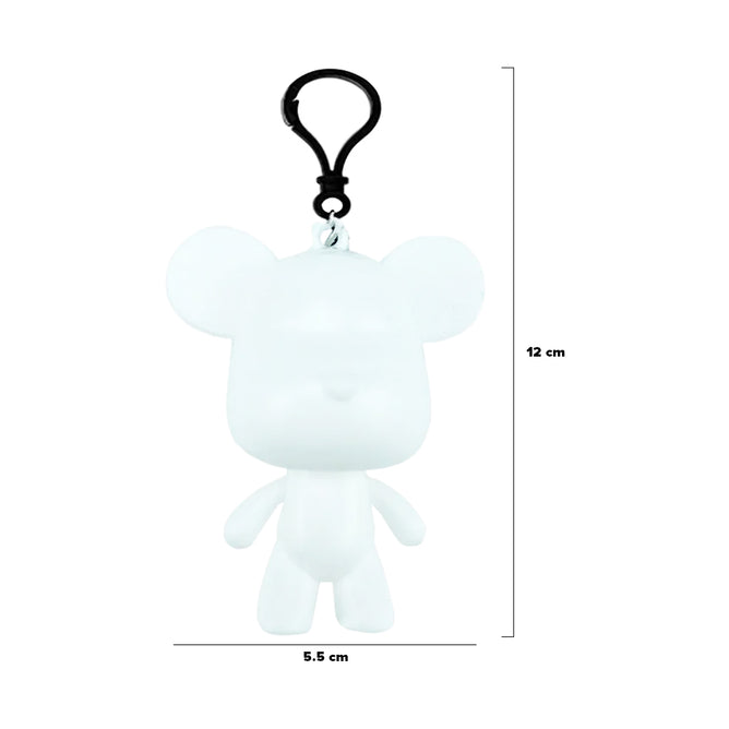 DIY Fluid Bear Handmade Creative Paint Bear Keychain for Kids Small Gift /Toy
