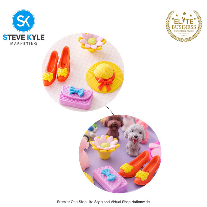 Lovely Cute Set Eraser for Stationery School Kids Rubber Non-Toxic Eraser