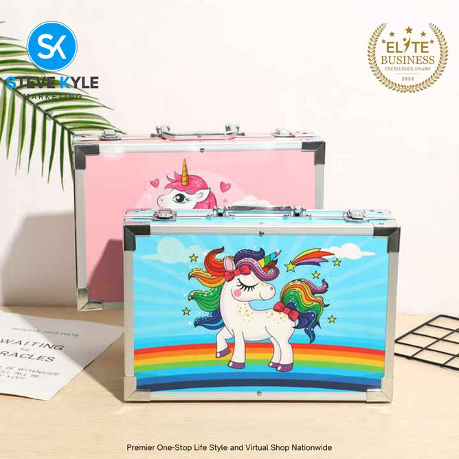 145PCS Folding Art Kit Art Set for Girls Gift Ideas for Kids School Art Supplies Best Gift