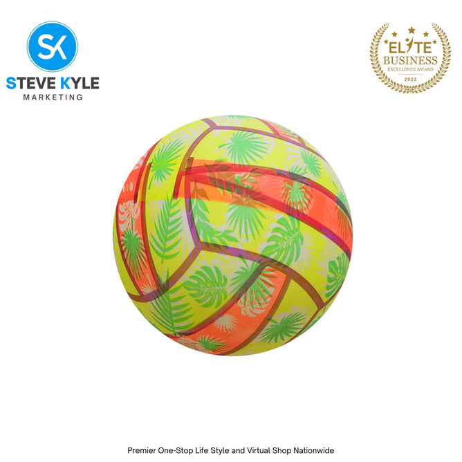 Kids Beach Ball PVC Inflatable Water Game Ball Colorful Print Ball