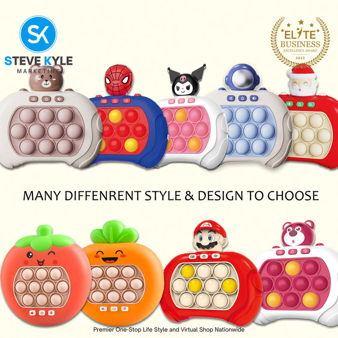 Electric Quick Push Game Machine Finger Movement Brain Game Children Toys Best Gift