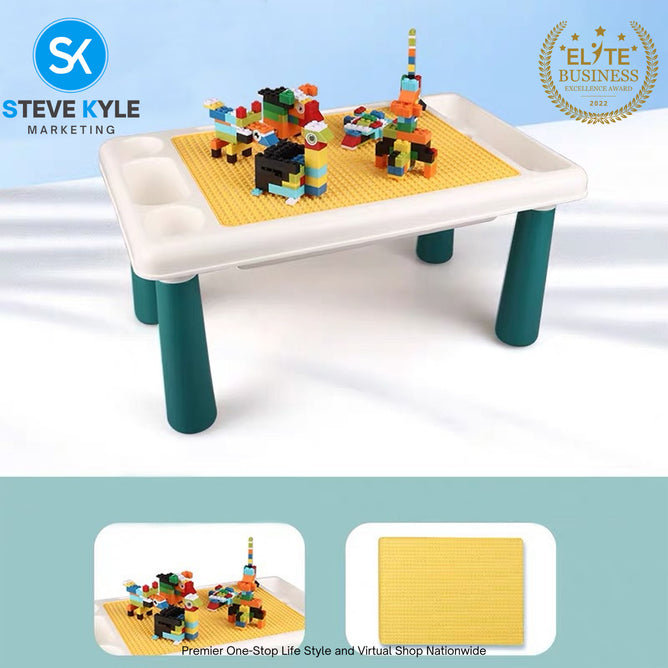 Creative Lego Blocks with Multi-purpose Table Playset
