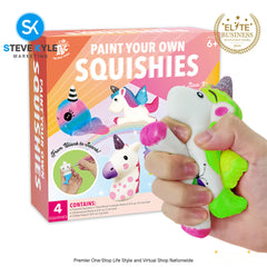 Paint Your Own Squishies Figures Painting Kit For Kids Best Gifts