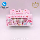 Random Tape Stickers Kawaii Kuromi Melody Cinnamoroll Pompompurin  DIY Sticker Kid Toys Stationery