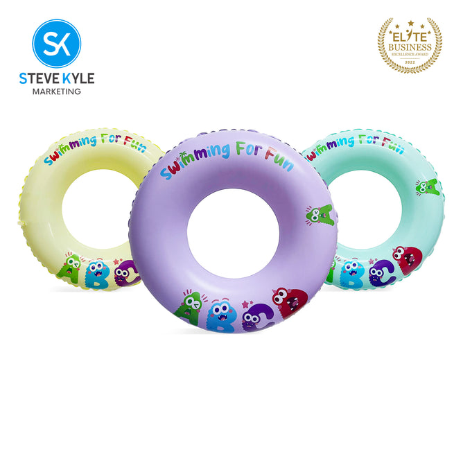 Steve Kyle Inflatable Swim Ring ABC Buddies For Outdoor Water Fun