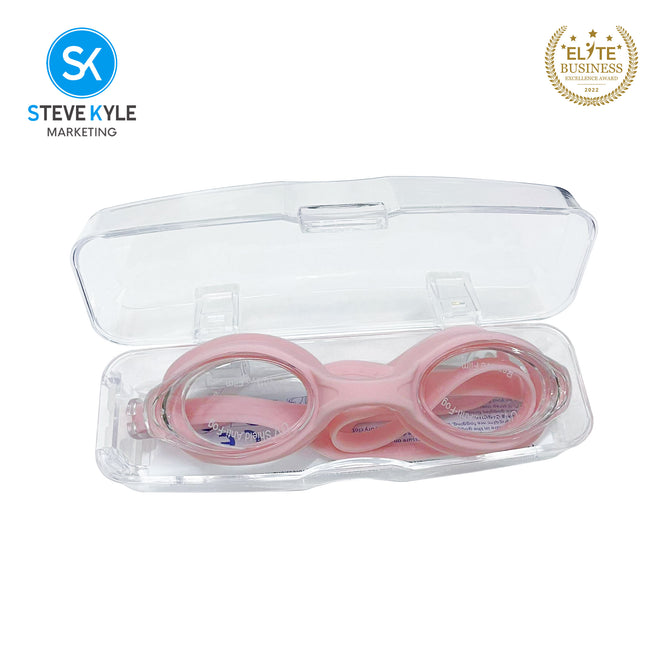 Steve Kyle UV Protection Ergonomic Fit Transparent Lens Adjustable Silicone Strap Anti-Fog Swimming Goggles