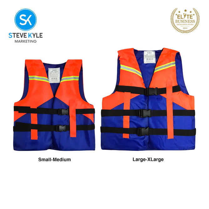 Steve Kyle Children's Adult Large Buoyancy Foam Life Jacket For Water Sports Fishing Flood Protection