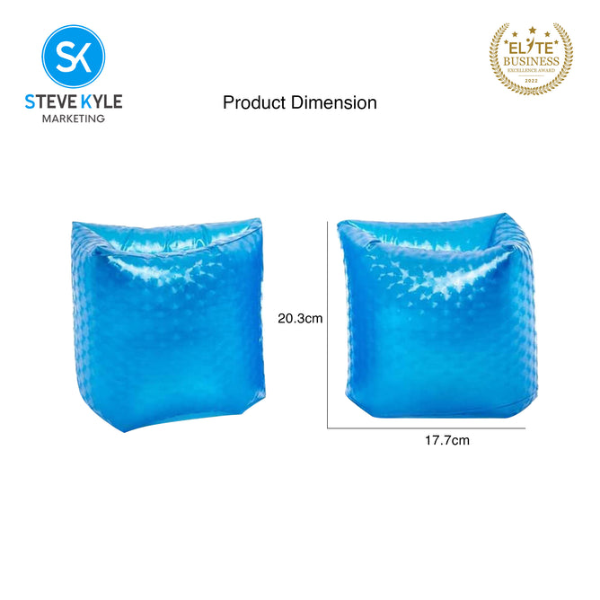 Steve Kyle Inflatable Arm Band Neon Color Floaties For Swimming Outdoor Fun