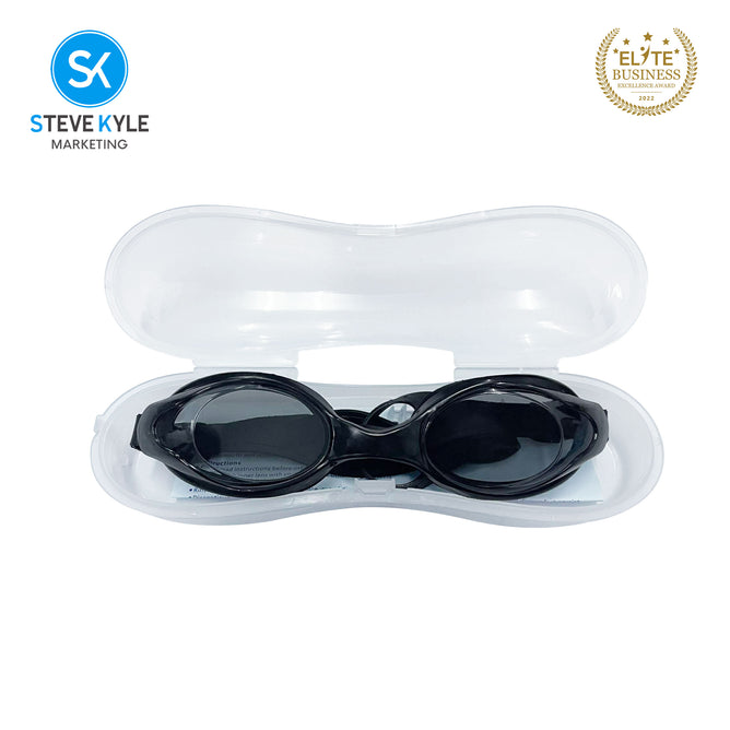 Steve Kyle UV Protection Ergonomic Fit Concave Lens Adjustable Soft Silicone Strap Anti-Fog Swimming Goggles