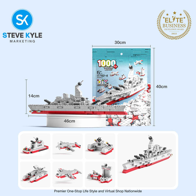 New Building Blocks for Kids Space Rocket Early Learning Best Toys