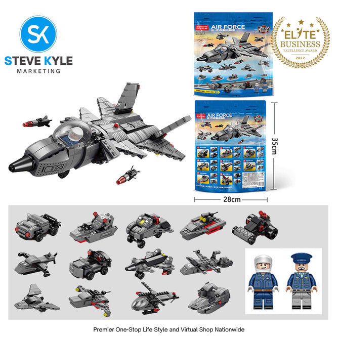 New Building Blocks for Kids Space Rocket Early Learning Best Toys