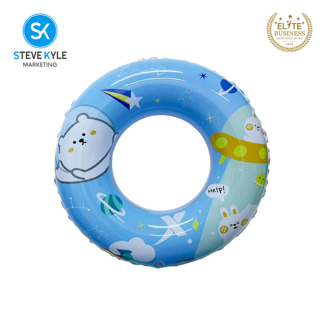 Steve Kyle Inflatable Swim Ring Assorted Cartoon Pattern For Outdoor Water Fun