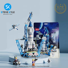 New Building Blocks for Kids Space Rocket Early Learning Best Toys
