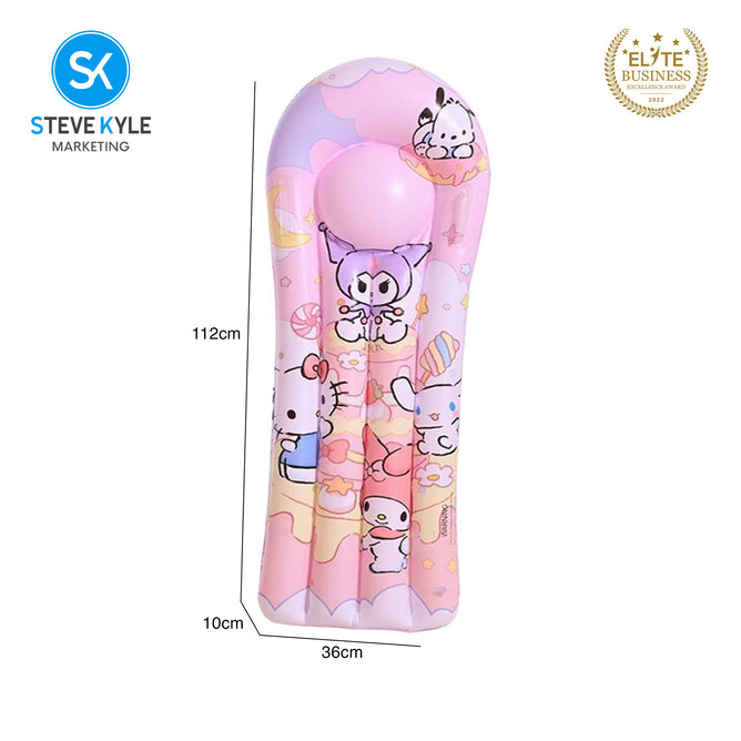Steve Kyle Inflatable Floating Beds With Cartoon Character Design For Swimming Pool Mattresses
