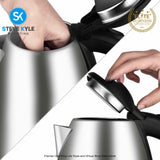 2L Capacity Fast Boiling Electric Kettle Stainless Steel Easy & Convenient Water Heater